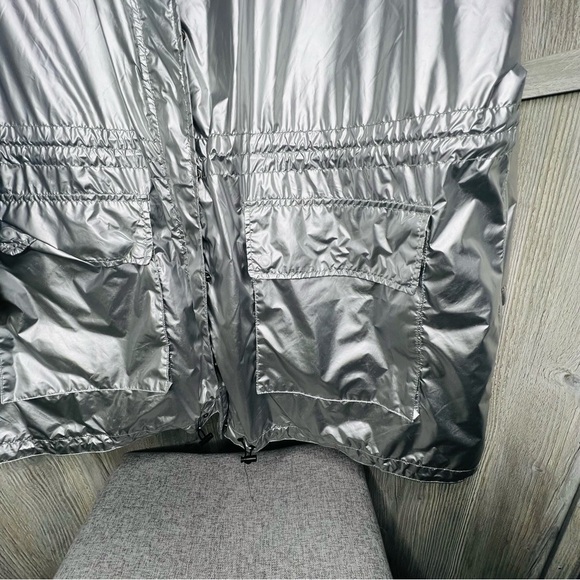 Lane Bryant Silver Metallic All Season Jacket - Picture 3 of 8